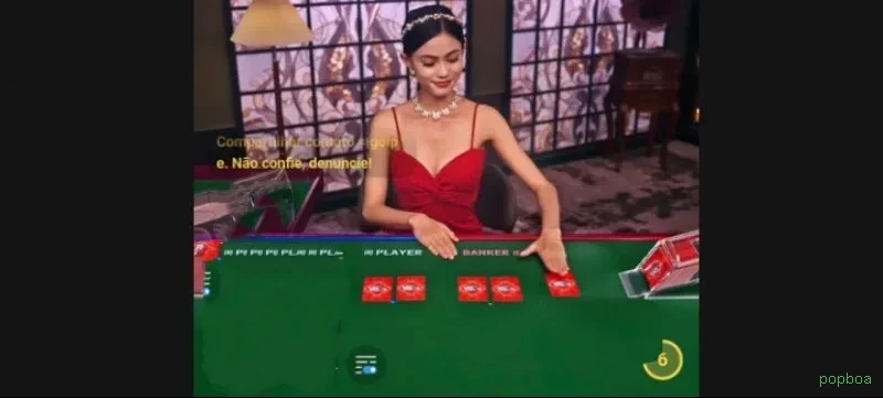 Cassino ao vivo da popboa com dealers reais